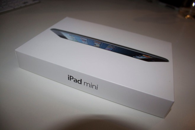 Caja precintada del sorteo del iPad Mini 